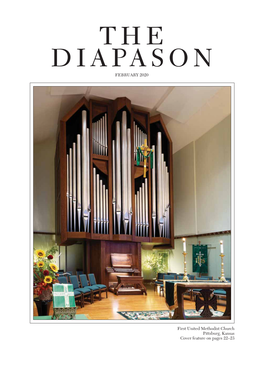 FEBRUARY 2020 First United Methodist Church Pittsburg, Kansas Cover Feature on Pages 22–23