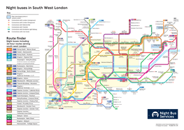 Night Buses in South West London Key