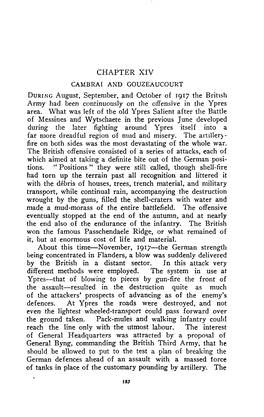 CHAPTER XIV DURING August, September, and October of 1917