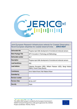 Jericonext Deliverable