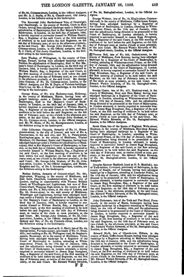 The London Gazette, January 26, 1866. 483