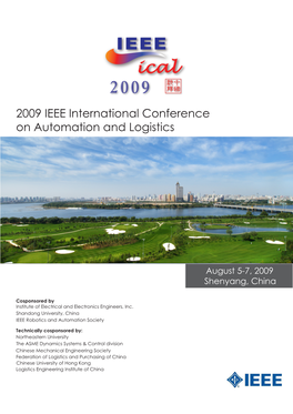 2009 IEEE International Conference on Automation and Logistics