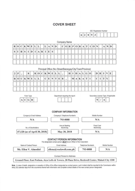 SEC Form I-ACGR