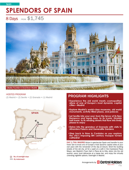 Splendors of Spain