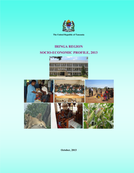 Iringa Region Socio-Economic Profile, 2013