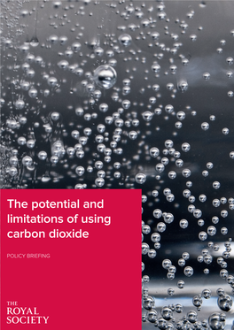 The Potential and Limitations of Using Carbon Dioxide