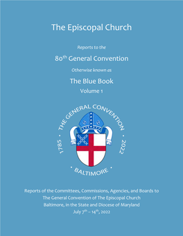 80Th General Convention of the Episcopal Church 2022