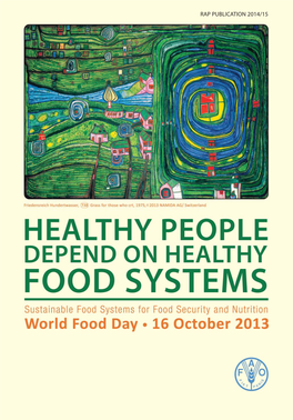 World Food Day 2013. Sustainable Food Systems for Food Security And