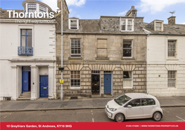 10 Greyfriars Garden, St Andrews, KY16 9HG 01334 474200 | 10 Greyfriars Garden