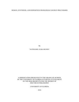 University of Florida Thesis Or Dissertation Formatting