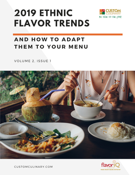 2019 Ethnic Flavor Trends