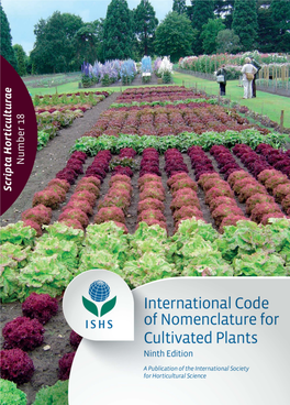International Code of Nomenclature for Cultivated Plants