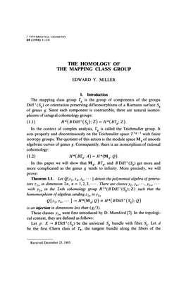 The Homology of the Mapping Class Group