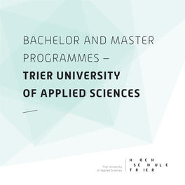 TRIER UNIVERSITY of APPLIED SCIENCES Boundless