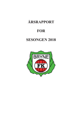 Årsrapport for Sesongen 2018