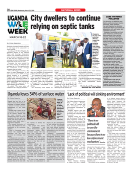 City Dwellers to Continue Relying on Septic Tanks
