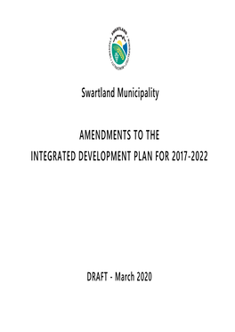 Swartland Municipality AMENDMENTS to THE