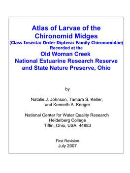 Atlas of Larvae of the Chironomid Midges