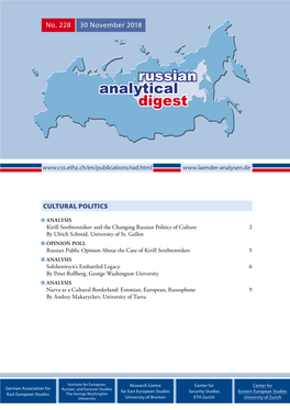 Analytical Digest Russian