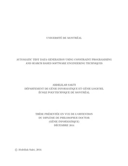 Automatic Test Data Generation Using Constraint Programming and Search Based Software Engineering Techniques