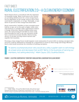 Fact Sheet: Rural Electrification 2.0—A Clean Energy Economy