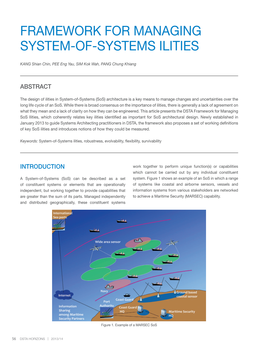 Framework for Managing System-Of-Systems Ilities