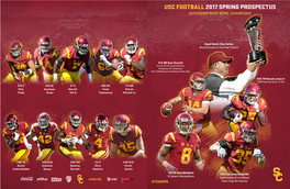 Usc Football 2017 Spring Prospectus Defending Rose Bowl Champions