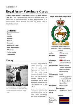 Royal Army Veterinary Corps