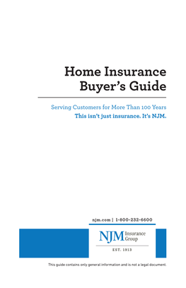 Homeowners Insurance Buyer's Guide