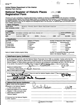 National Register of Historic Places Registration Form