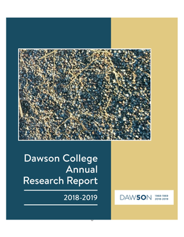 Dawson College Annual Research Report 2018-2019