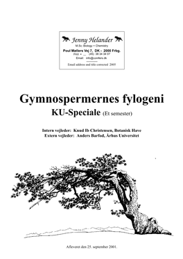 Spec. Forside. Gymnospermer