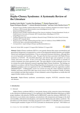 Hajdu–Cheney Syndrome: a Systematic Review of the Literature