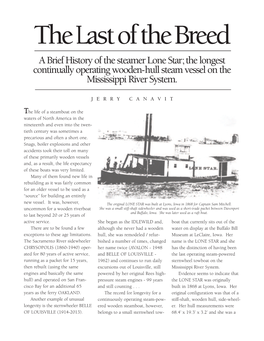 The Longest Continually Operating Wooden-Hull Steam Vessel on The