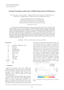 Precision Navigation Achieved by ASTRO-H Space-Borne GPS Receiver