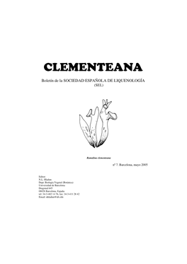 Clementeana 7. 2005