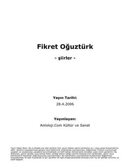 Fikret Oğuztürk