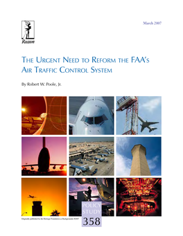 The Urgent Need to Reform the FAA's Air Traffic Control System