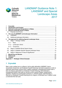 GN1 LANDMAP and Special Landscape Areas