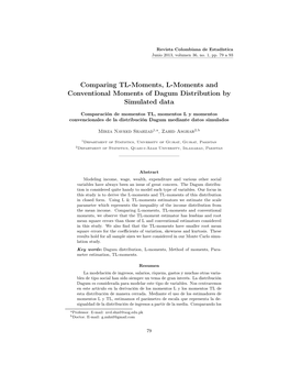 Comparing TL-Moments, L-Moments and Conventional Moments of Dagum Distribution by Simulated Data