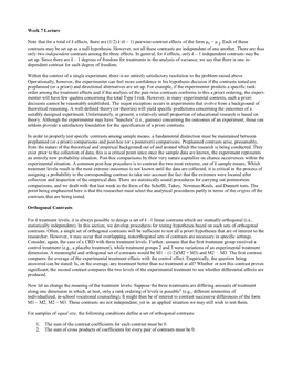 Contrast Procedures for Qualitative Treatment Variables