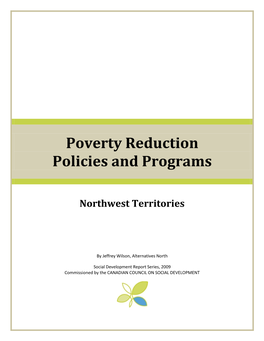 Poverty Reduction Policies and Programs