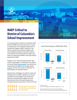 NAEP Critical to District of Columbia's School Improvement