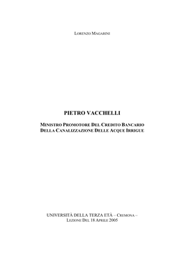 Pietro Vacchelli