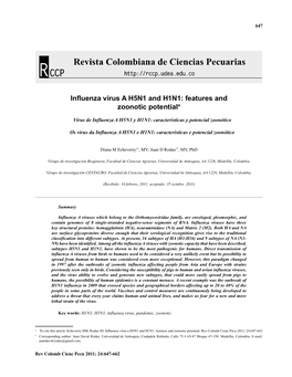 Influenza Virus a H5N1 and H1N1