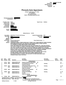 Estimate # 8197NV