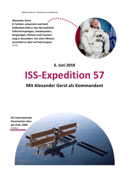 ISS-Expedition 57 Mit Alexander Gerst Als Kommandant
