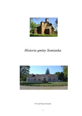 Historia Gminy Somianka