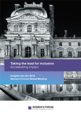 Taking the Lead for Inclusion Accelerating Impact