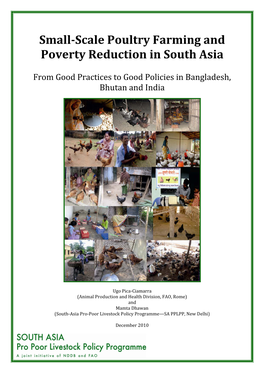 Small-Scale Poultry Farming and Poverty Reduction in South Asia